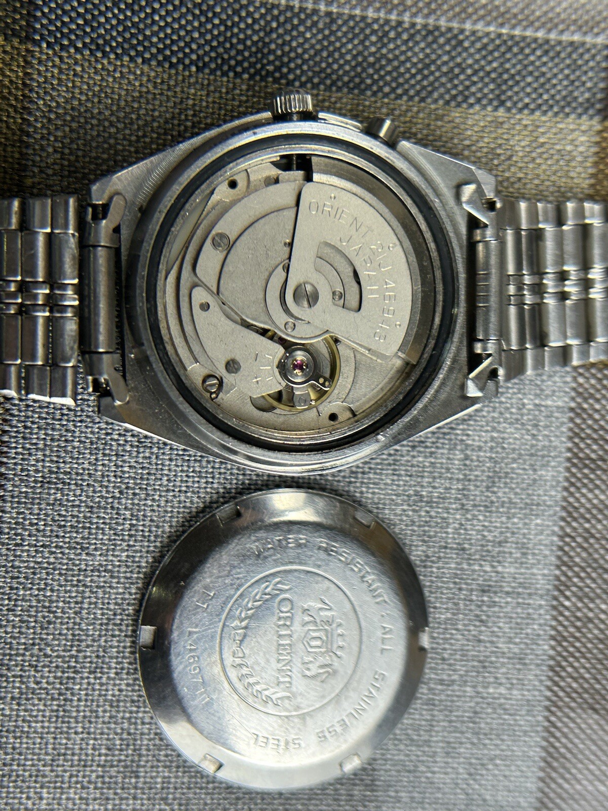 Vintage ORIENT AAA Crystal Automatic 21 jewels Wa… - image 11