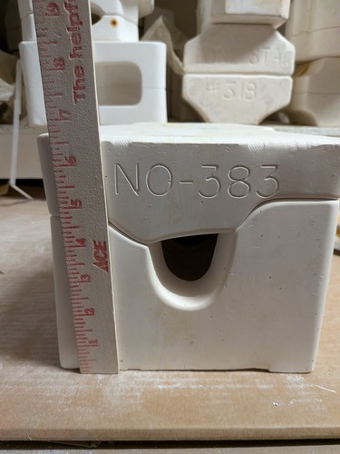 VTG Delta 383 Ceramic Slip Mold Halloween Pumpkin Man Jack-o'-lantern Scarecrow - Picture 6 of 10