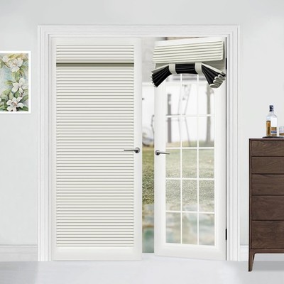 Muamar French Door Curtains Privacy Door Blind, Front Door Window Curtain, Ve...