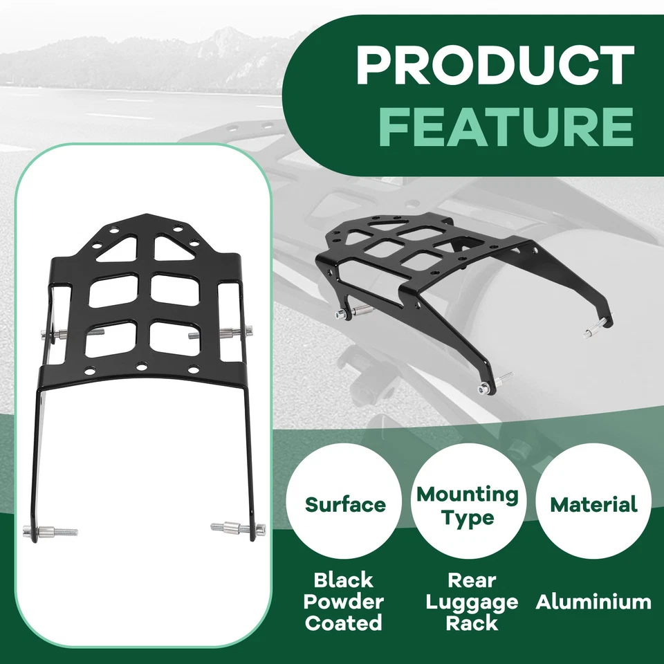 Portaequipajes trasero de carga de 25 libras para Honda CRF250M CRF250L 12-23 Foto 4 de 4