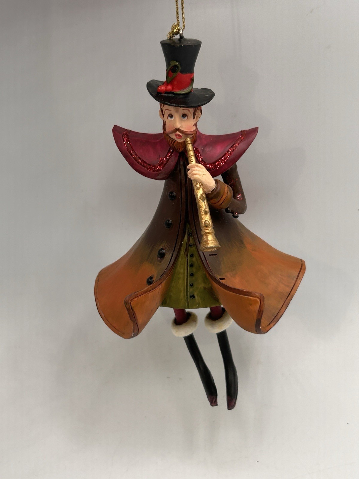 Vintage Dickens A Christmas Carol Carolers Bob Cratchit Ornament Christmas Decor