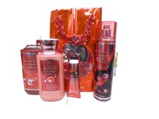 Bath Body Works Winter Candy Apple Gift Set Body Wash Lotion Mist Hand Cream