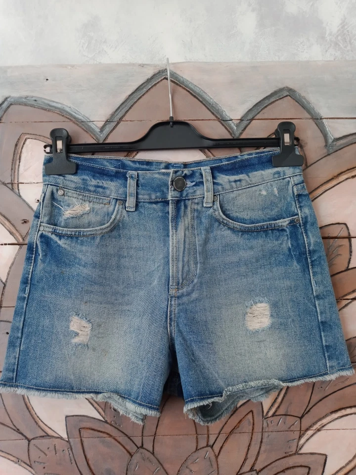 Short Jean Femme, Bonobo, Bleu, Taille 36 - Photo 1/4
