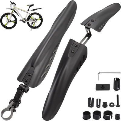 AFAIK Fahrrad Schutzblech Mountainbike MTB Schutzblech Set Für 24-29 Zoll Fahrra