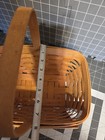 Longaberger Medium Wood Woven Storage Basket with Handle, Rectangular, 1997 — photo 4