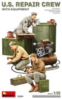 MiniArt 53004 US Repair Crew with Equipment (3 Figures) scale 1/35