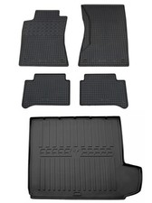 Gummi Fußmatten Kofferraumwanne für Mercedes S211 E-Klasse 2002-09 Gummimatten
