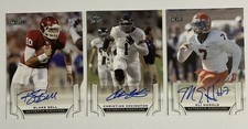 Leaf Draft Autographed Football Card Lot Bell Covington Harold