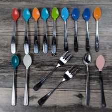 Stainless Steel Baby Forks  Spoons Soft Bite Rubber Tip Mixed 15 Gerber Nuk