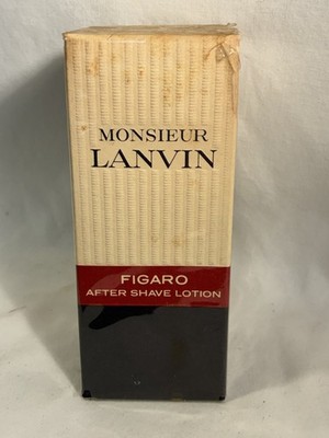 Monsieur Lanvin Figaro Vintage After Shave Lotion 3 Ozs. #643 New Factory Sealed