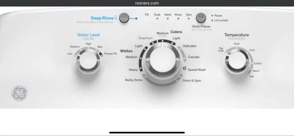 Juego combinado de lavadora y secadora GE Foto 4 de 4