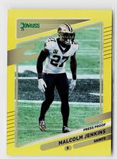 2021 Donruss #98 Malcolm Jenkins Press Proof Premium New Orleans Saints