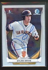 2011 Bowman Chrome DYLAN DAVIS Signed Card autograph auto GIANTS OREGON ST