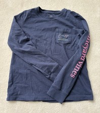 Kid’s Vineyard Vines Longsleeve T-Shirt SMALL (7-8) Navy