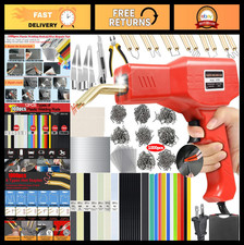 220W Plastic Welder Kit - 2-in-1 Hot Stapler & Soldering Gun, 1000PCS Repair Rod