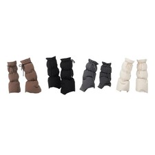 Women Winter Padded Puffer Leg Warmers Leg Covers Lightweight Practical Covers