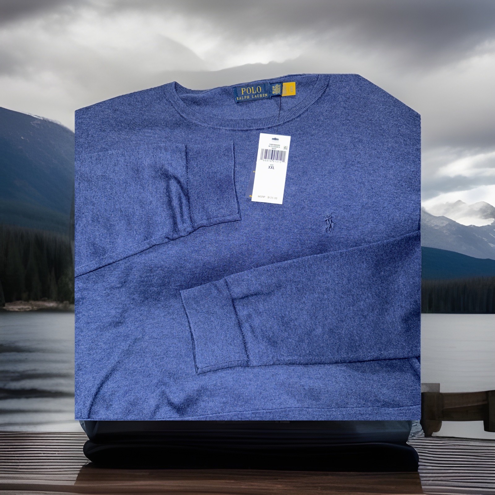 Polo Ralph Lauren Men Classic NAVY PULLOVER Sweater S-XXL  NEW TAGS $125 thumbnail 11