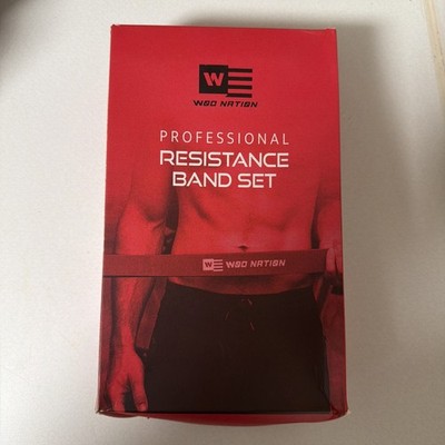 WOD Nation Resistance Band Set of 5 Pull Up And Muscle Up Progression New in Box