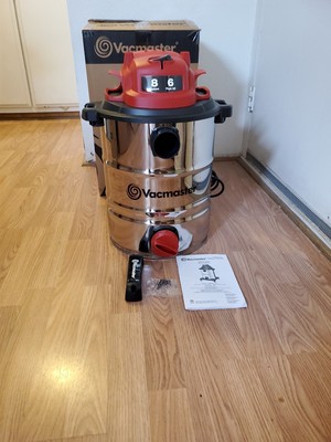 Vacmaster VOC812SF 8-Gal Wet/Dry Vacuum Only, Stainless Steel Tank No Attachment