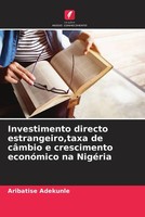 Aribatise Adekunle | Investimento Directo Estrangeiro,Taxa De CâMbio E...