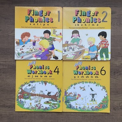 Jolly Phonics Workbook Set 1,2,4,6 IdeaI Gift