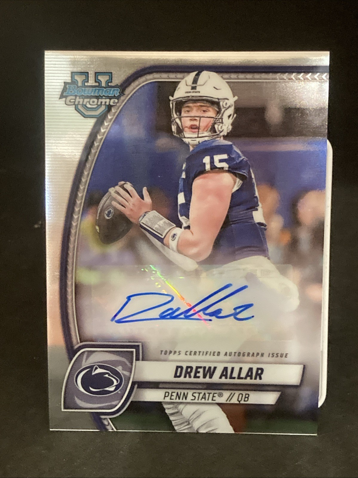 2024 Bowman U Chrome Chrome Prospect Auto Drew Allar #PA-DAL