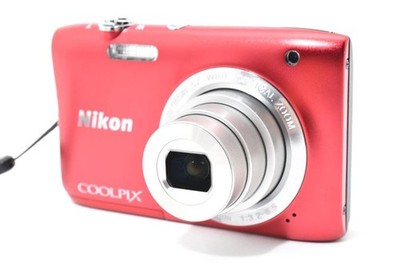 Nikon Coolpix S2900 5x 20.1MP Compact Digital Camera Red Used