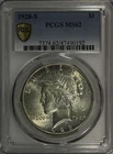 1928 S Peace Silver Dollar PCGS MS62