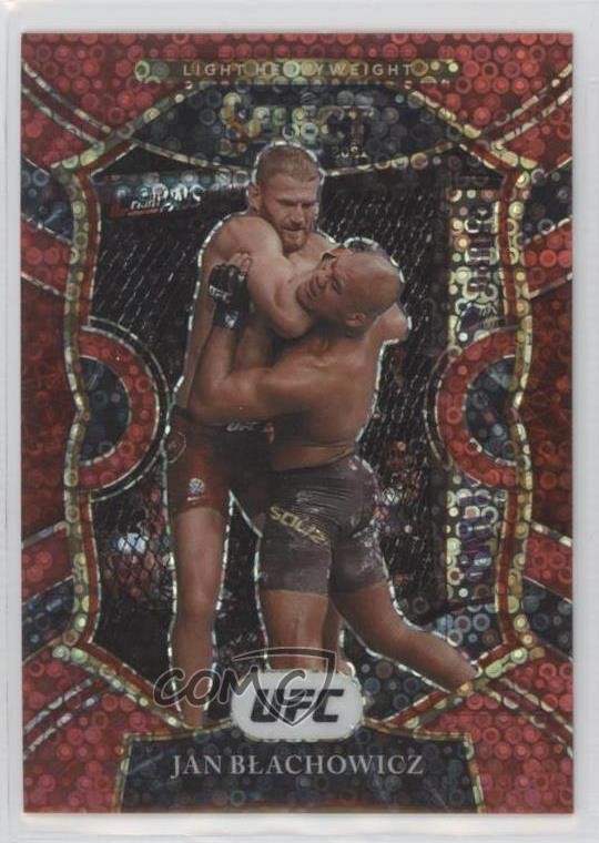 2021 Panini Select UFC Concourse Red Disco Prizm 178/199 Jan Blachowicz #5 1dl2