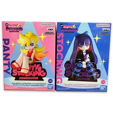 New Panty  Stocking with Garterbelt Monitor Top Figure Set BANPRESTO Japan New