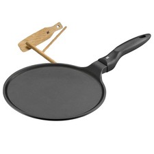WMF Devil Padella per Crepes Ø 27 cm con Distributore di Impasto e Pala in Legno