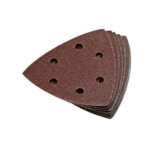 Lot De 26 Feuilles Abrasives Triangulaires 80x80x80mm - Grains 40/80/120 Pour Ponçage Et Polissage