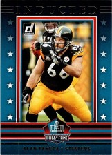 2021 Donruss Inducted 15 Alan Faneca Pittsburgh Steelers HOF