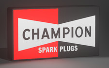 Champion Spark Plugs LED Light Sign Garage Wa...