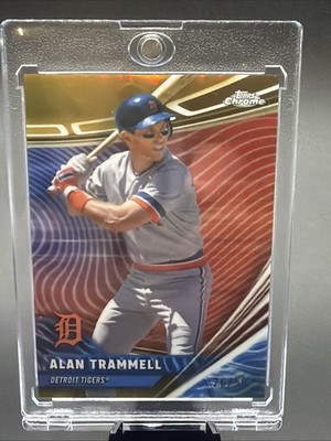 Topps Chrome 2026 Alan Trammell Detroit Tigers Chrome Rivals #RVA-19 Gold /50