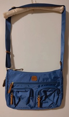 BRIC's Damen X-Bag L Umhängetasche blau, Neu ohne Etikett