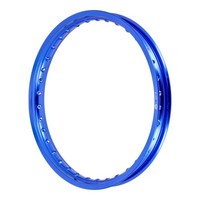 Felge Aluminium 1,60X18 36 Loch Blau Poliert Und Eloxiert