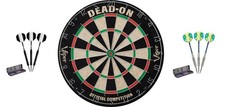 Viper Bristle Dartboard Black Steel Tips Prism Steel Tip Set