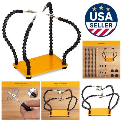 360° Adjustable Helping Hands Soldering Station - Perfect for Projects & Repairs