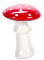 Fliegenpilz Deko Keramik Pilz HöHe 20 Cm Rot Weiß Herbstdeko Tisch Fenster Deko