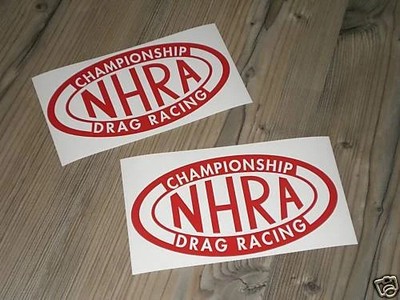 2 NHRA Aufkleber National Hotrod Rockabilly Racing USA Xmas Tree Rennsport V8