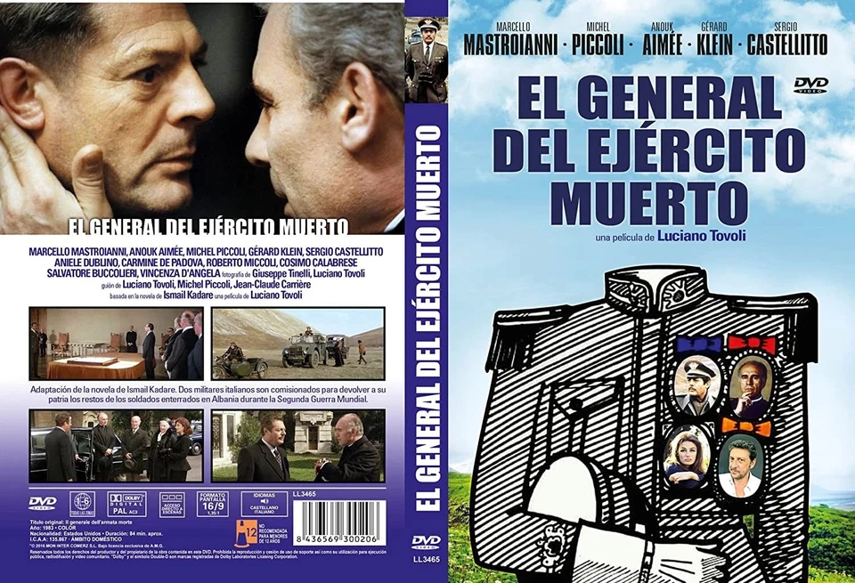 El General del Ejército Muerto (Il generale dell'armata morta) 1983 [DVD] - Imagen 2 de 3