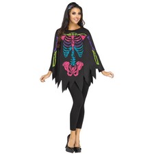 Women's Colorful Skeleton PULLOVER Costume