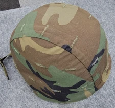 Original Devils Lake Sioux Medium 5 US Military PASGT Helmet Woodland Level-3A