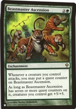 MTG Beastmaster Ascension (ZEN) Normal NM The List Reprints Magic 159/249
