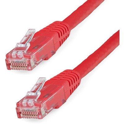 StarTech C6PATCH5RD 5ft CAT6 Ethernet Cable - Red Molded Gigabit