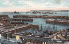 CPA PC UK - ISLAND OF JERSEY. The Harbour, JERSEY.
