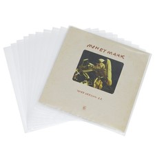 Sdroceryam 10 Inches Vinyl Record Outer Sleeves, 50pcs Clear Anti Static Album C