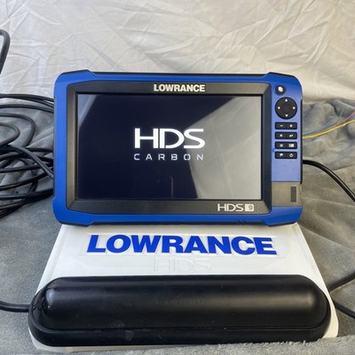 Lowrance HDS 9 Carbon Fish Finder With 3-1 Transducer & Suncover
