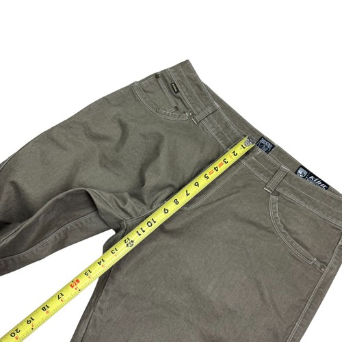 Kuhl Men's RYDR Pants 36x32 Brown Vintage Patina Dye Ryder Hiking Outdoors Heavy - Picture 8 of 15